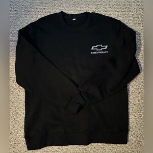 Chevrolet Black Crewneck Sweatshirt Size L